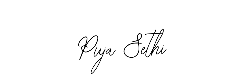 Design your own signature with our free online signature maker. With this signature software, you can create a handwritten (Bearetta-2O07w) signature for name Puja Sethi. Puja Sethi signature style 12 images and pictures png
