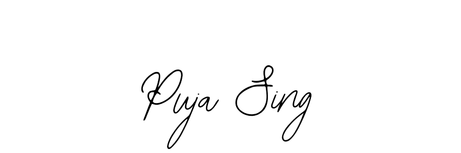 Design your own signature with our free online signature maker. With this signature software, you can create a handwritten (Bearetta-2O07w) signature for name Puja Sing. Puja Sing signature style 12 images and pictures png