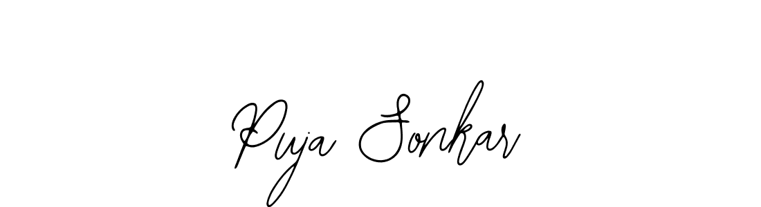 Design your own signature with our free online signature maker. With this signature software, you can create a handwritten (Bearetta-2O07w) signature for name Puja Sonkar. Puja Sonkar signature style 12 images and pictures png