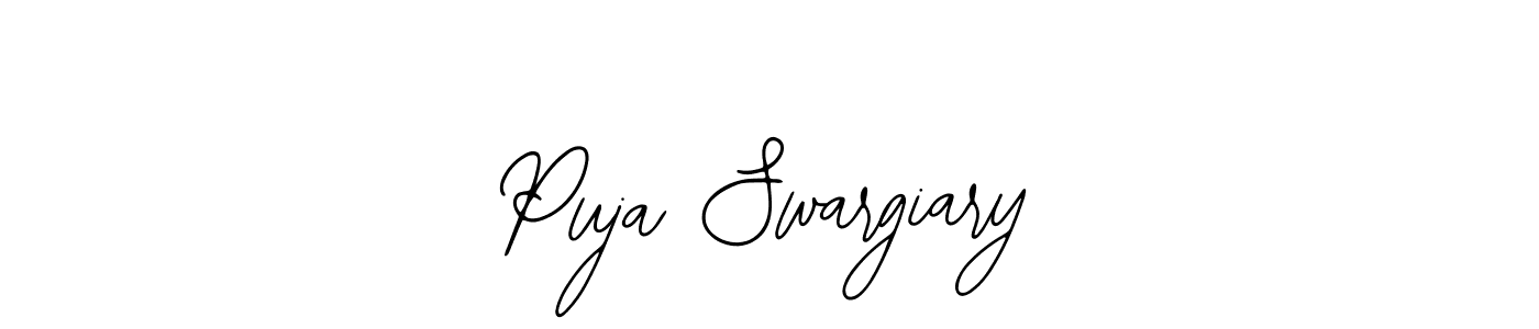 Puja Swargiary stylish signature style. Best Handwritten Sign (Bearetta-2O07w) for my name. Handwritten Signature Collection Ideas for my name Puja Swargiary. Puja Swargiary signature style 12 images and pictures png