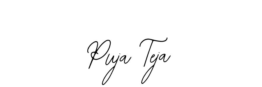 Make a beautiful signature design for name Puja Teja. With this signature (Bearetta-2O07w) style, you can create a handwritten signature for free. Puja Teja signature style 12 images and pictures png