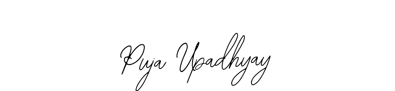 Make a beautiful signature design for name Puja Upadhyay. With this signature (Bearetta-2O07w) style, you can create a handwritten signature for free. Puja Upadhyay signature style 12 images and pictures png