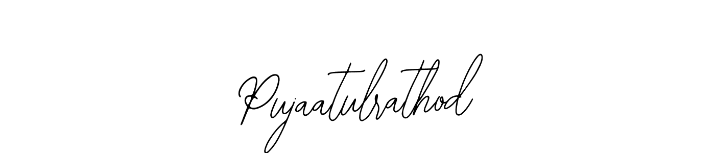 How to make Pujaatulrathod signature? Bearetta-2O07w is a professional autograph style. Create handwritten signature for Pujaatulrathod name. Pujaatulrathod signature style 12 images and pictures png