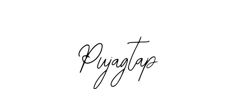 Design your own signature with our free online signature maker. With this signature software, you can create a handwritten (Bearetta-2O07w) signature for name Pujagtap. Pujagtap signature style 12 images and pictures png