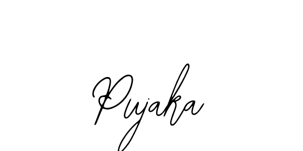 Design your own signature with our free online signature maker. With this signature software, you can create a handwritten (Bearetta-2O07w) signature for name Pujaka. Pujaka signature style 12 images and pictures png