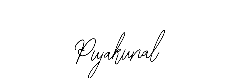 Make a beautiful signature design for name Pujakunal. Use this online signature maker to create a handwritten signature for free. Pujakunal signature style 12 images and pictures png