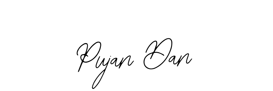 if you are searching for the best signature style for your name Pujan Dan. so please give up your signature search. here we have designed multiple signature styles  using Bearetta-2O07w. Pujan Dan signature style 12 images and pictures png