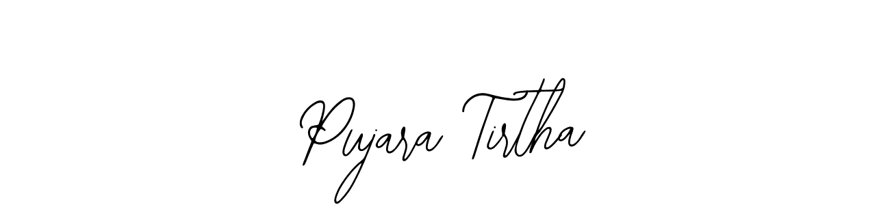 Similarly Bearetta-2O07w is the best handwritten signature design. Signature creator online .You can use it as an online autograph creator for name Pujara Tirtha. Pujara Tirtha signature style 12 images and pictures png