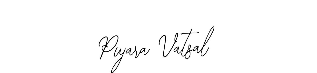 Make a beautiful signature design for name Pujara Vatsal. With this signature (Bearetta-2O07w) style, you can create a handwritten signature for free. Pujara Vatsal signature style 12 images and pictures png