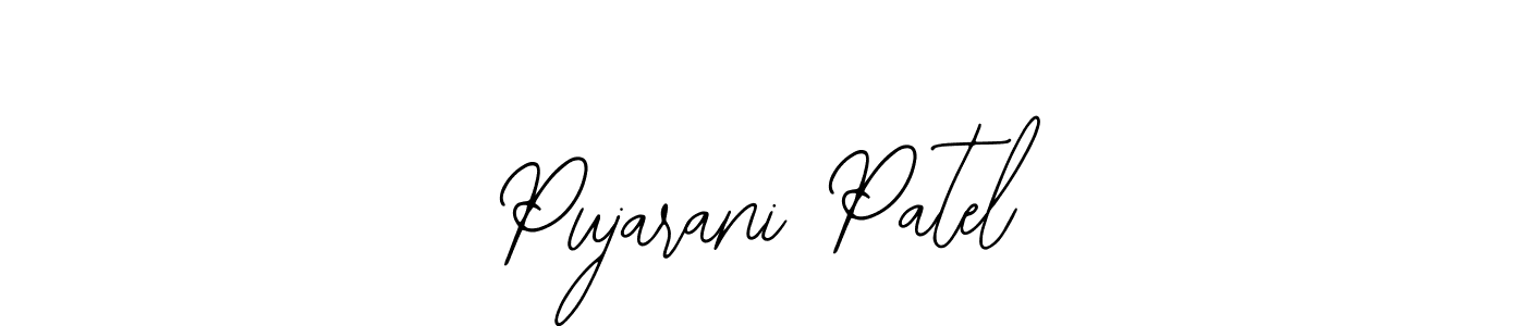 Create a beautiful signature design for name Pujarani Patel. With this signature (Bearetta-2O07w) fonts, you can make a handwritten signature for free. Pujarani Patel signature style 12 images and pictures png