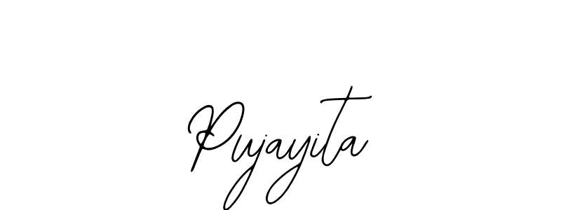 You should practise on your own different ways (Bearetta-2O07w) to write your name (Pujayita) in signature. don't let someone else do it for you. Pujayita signature style 12 images and pictures png