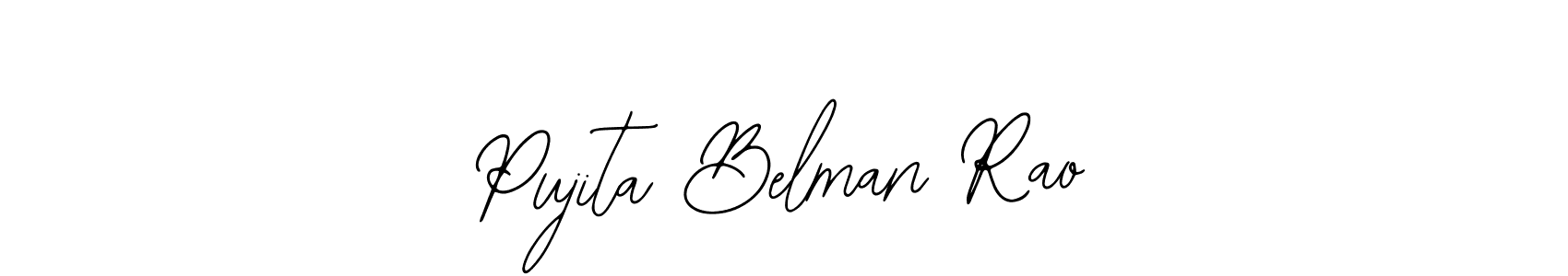 You can use this online signature creator to create a handwritten signature for the name Pujita Belman Rao. This is the best online autograph maker. Pujita Belman Rao signature style 12 images and pictures png