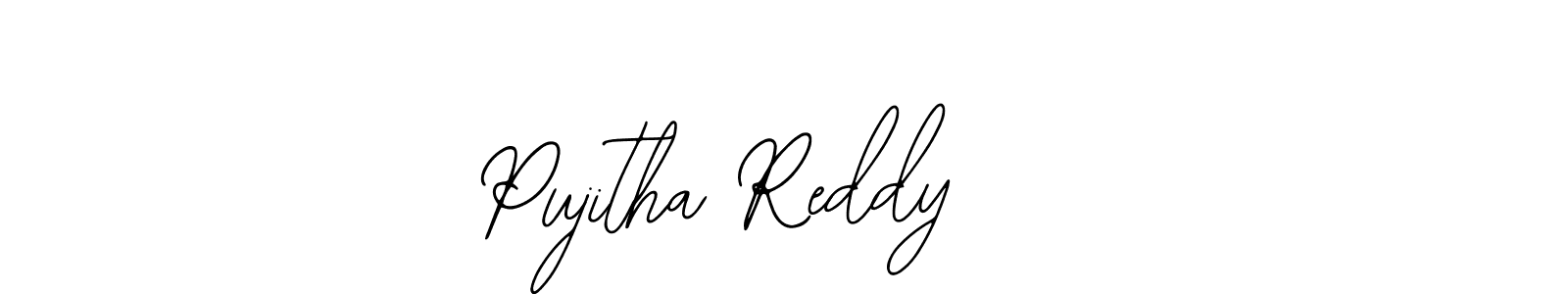 Design your own signature with our free online signature maker. With this signature software, you can create a handwritten (Bearetta-2O07w) signature for name Pujitha Reddy   . Pujitha Reddy    signature style 12 images and pictures png