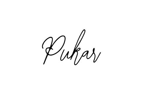 Also we have Pukar name is the best signature style. Create professional handwritten signature collection using Bearetta-2O07w autograph style. Pukar signature style 12 images and pictures png