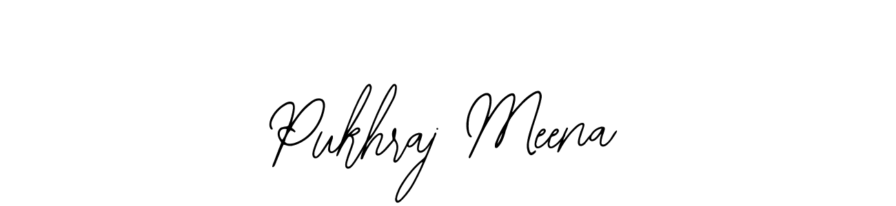 Design your own signature with our free online signature maker. With this signature software, you can create a handwritten (Bearetta-2O07w) signature for name Pukhraj Meena. Pukhraj Meena signature style 12 images and pictures png