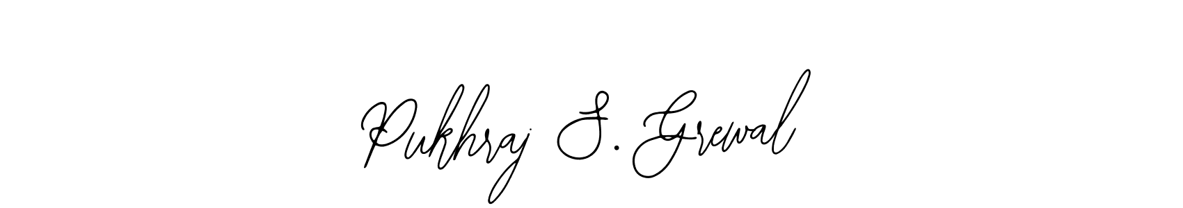 Make a beautiful signature design for name Pukhraj S. Grewal. With this signature (Bearetta-2O07w) style, you can create a handwritten signature for free. Pukhraj S. Grewal signature style 12 images and pictures png