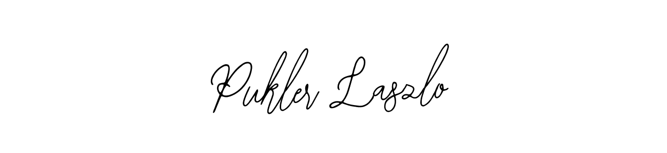 See photos of Pukler Laszlo official signature by Spectra . Check more albums & portfolios. Read reviews & check more about Bearetta-2O07w font. Pukler Laszlo signature style 12 images and pictures png