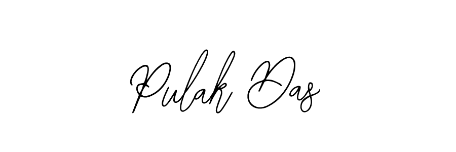 Use a signature maker to create a handwritten signature online. With this signature software, you can design (Bearetta-2O07w) your own signature for name Pulak Das. Pulak Das signature style 12 images and pictures png