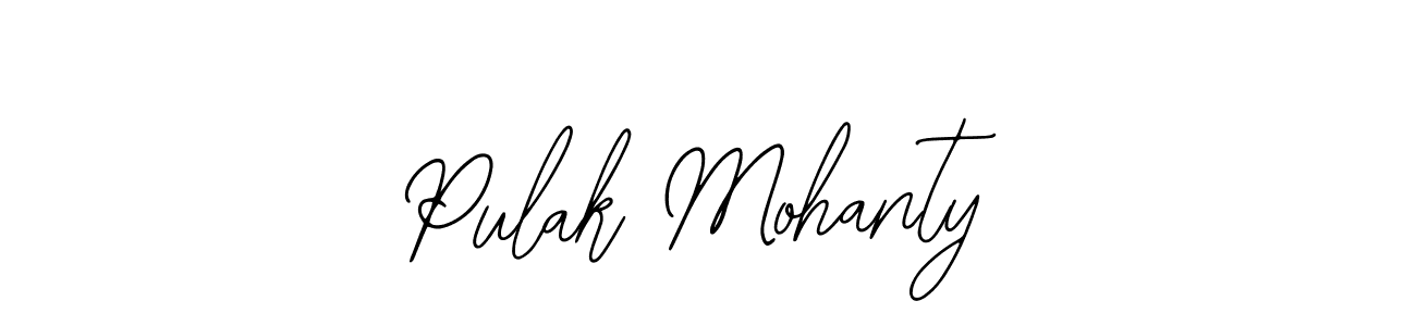 Use a signature maker to create a handwritten signature online. With this signature software, you can design (Bearetta-2O07w) your own signature for name Pulak Mohanty. Pulak Mohanty signature style 12 images and pictures png