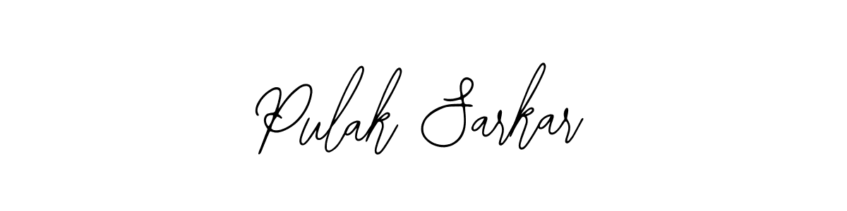 How to make Pulak Sarkar name signature. Use Bearetta-2O07w style for creating short signs online. This is the latest handwritten sign. Pulak Sarkar signature style 12 images and pictures png