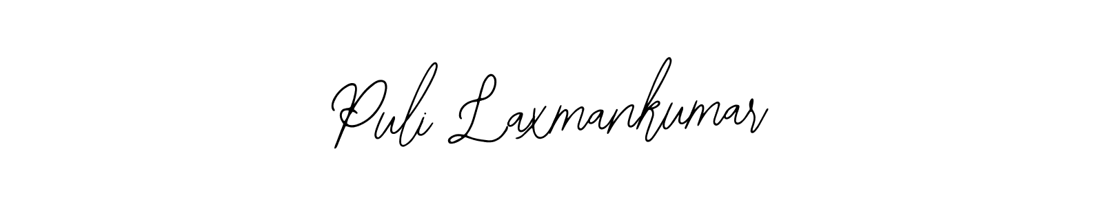 Create a beautiful signature design for name Puli Laxmankumar. With this signature (Bearetta-2O07w) fonts, you can make a handwritten signature for free. Puli Laxmankumar signature style 12 images and pictures png