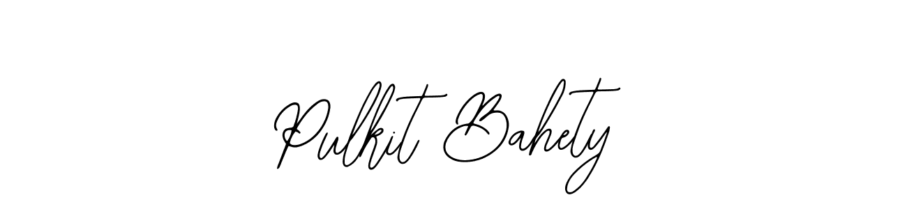 The best way (Bearetta-2O07w) to make a short signature is to pick only two or three words in your name. The name Pulkit Bahety include a total of six letters. For converting this name. Pulkit Bahety signature style 12 images and pictures png