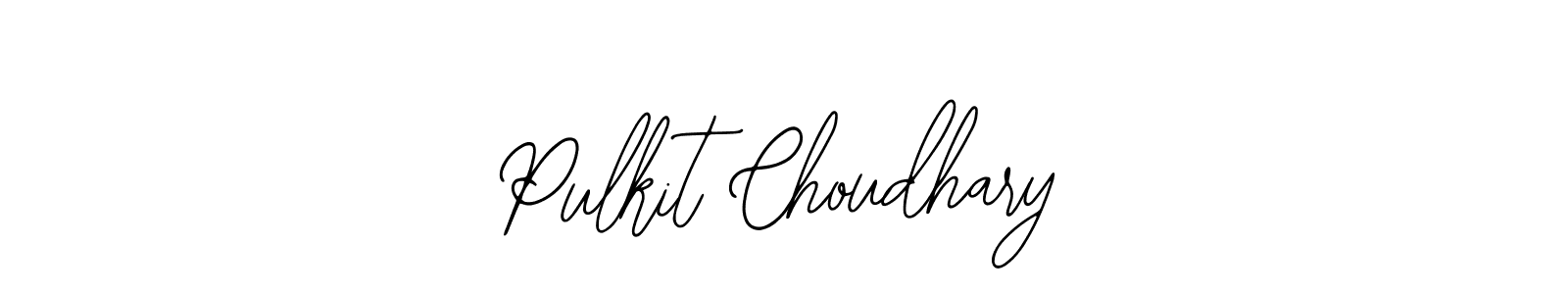 Design your own signature with our free online signature maker. With this signature software, you can create a handwritten (Bearetta-2O07w) signature for name Pulkit Choudhary. Pulkit Choudhary signature style 12 images and pictures png