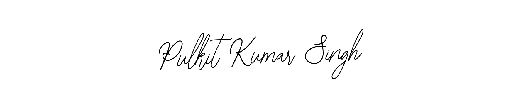 The best way (Bearetta-2O07w) to make a short signature is to pick only two or three words in your name. The name Pulkit Kumar Singh include a total of six letters. For converting this name. Pulkit Kumar Singh signature style 12 images and pictures png