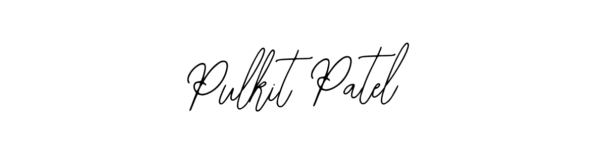 You should practise on your own different ways (Bearetta-2O07w) to write your name (Pulkit Patel) in signature. don't let someone else do it for you. Pulkit Patel signature style 12 images and pictures png