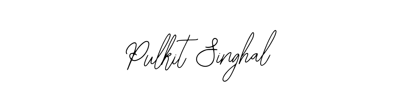 Similarly Bearetta-2O07w is the best handwritten signature design. Signature creator online .You can use it as an online autograph creator for name Pulkit Singhal. Pulkit Singhal signature style 12 images and pictures png