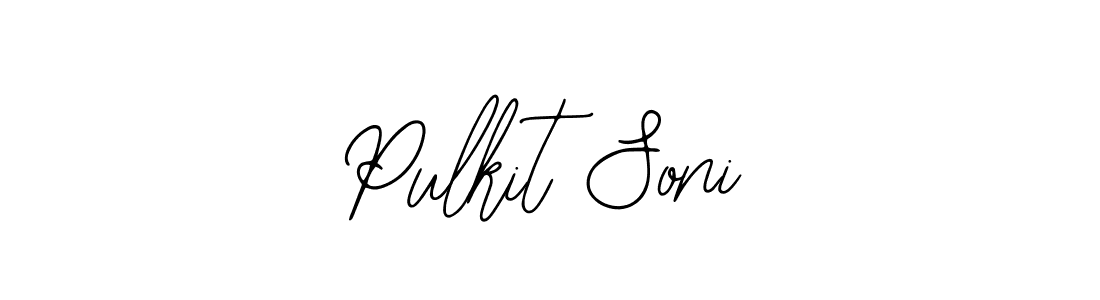 Make a beautiful signature design for name Pulkit Soni. Use this online signature maker to create a handwritten signature for free. Pulkit Soni signature style 12 images and pictures png