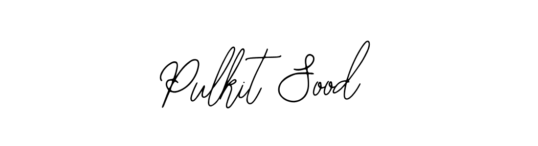 Pulkit Sood stylish signature style. Best Handwritten Sign (Bearetta-2O07w) for my name. Handwritten Signature Collection Ideas for my name Pulkit Sood. Pulkit Sood signature style 12 images and pictures png