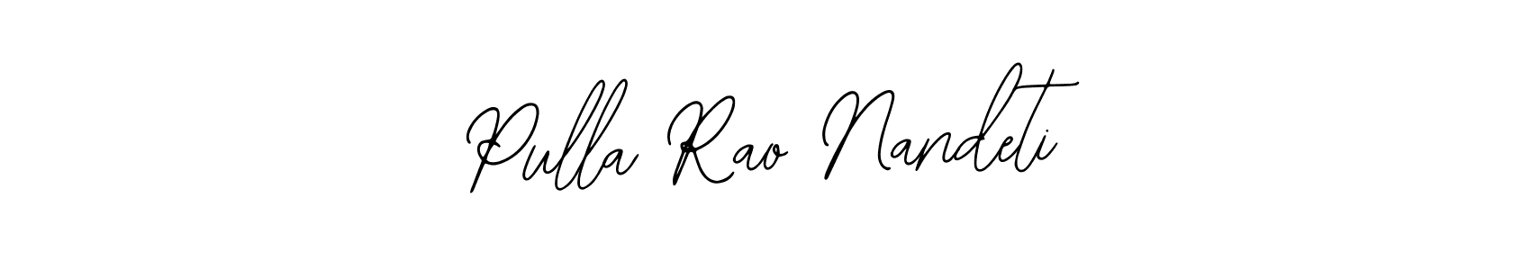 The best way (Bearetta-2O07w) to make a short signature is to pick only two or three words in your name. The name Pulla Rao Nandeti include a total of six letters. For converting this name. Pulla Rao Nandeti signature style 12 images and pictures png