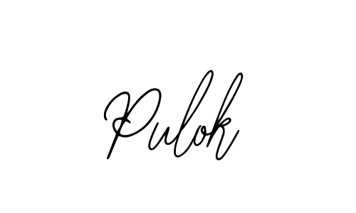 Design your own signature with our free online signature maker. With this signature software, you can create a handwritten (Bearetta-2O07w) signature for name Pulok. Pulok signature style 12 images and pictures png