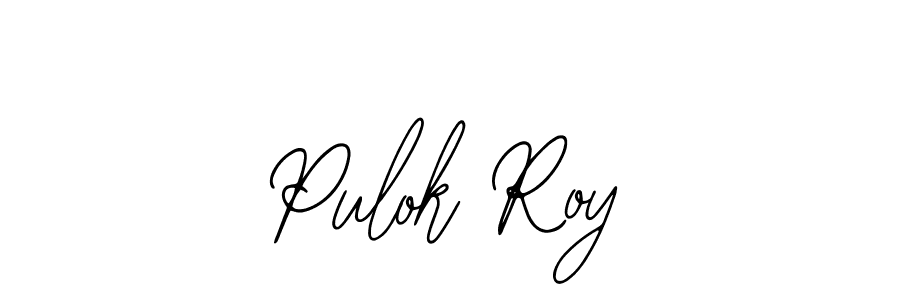The best way (Bearetta-2O07w) to make a short signature is to pick only two or three words in your name. The name Pulok Roy include a total of six letters. For converting this name. Pulok Roy signature style 12 images and pictures png