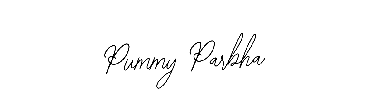 Similarly Bearetta-2O07w is the best handwritten signature design. Signature creator online .You can use it as an online autograph creator for name Pummy Parbha. Pummy Parbha signature style 12 images and pictures png
