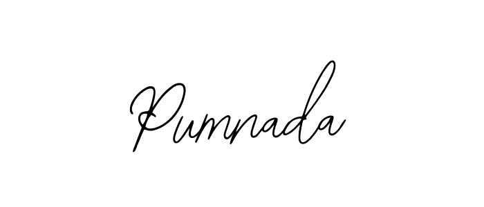 How to Draw Pumnada signature style? Bearetta-2O07w is a latest design signature styles for name Pumnada. Pumnada signature style 12 images and pictures png