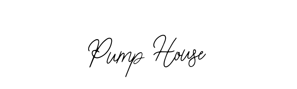 The best way (Bearetta-2O07w) to make a short signature is to pick only two or three words in your name. The name Pump House include a total of six letters. For converting this name. Pump House signature style 12 images and pictures png