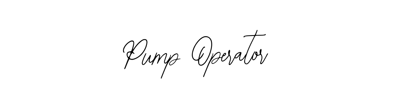 How to Draw Pump Operator signature style? Bearetta-2O07w is a latest design signature styles for name Pump Operator. Pump Operator signature style 12 images and pictures png