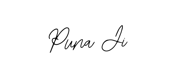 The best way (Bearetta-2O07w) to make a short signature is to pick only two or three words in your name. The name Puna Ji include a total of six letters. For converting this name. Puna Ji signature style 12 images and pictures png