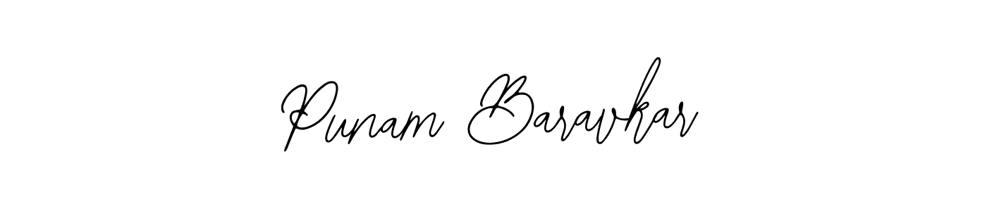 Make a beautiful signature design for name Punam Baravkar. Use this online signature maker to create a handwritten signature for free. Punam Baravkar signature style 12 images and pictures png