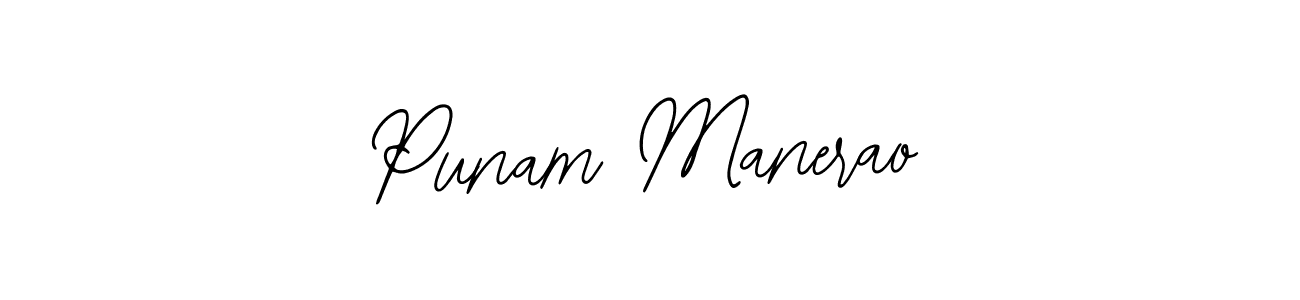 Also we have Punam Manerao name is the best signature style. Create professional handwritten signature collection using Bearetta-2O07w autograph style. Punam Manerao signature style 12 images and pictures png