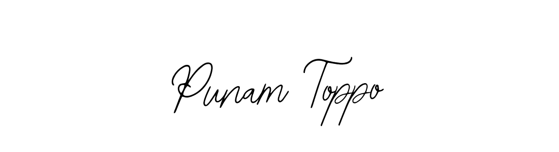 Once you've used our free online signature maker to create your best signature Bearetta-2O07w style, it's time to enjoy all of the benefits that Punam Toppo name signing documents. Punam Toppo signature style 12 images and pictures png