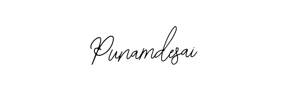 Use a signature maker to create a handwritten signature online. With this signature software, you can design (Bearetta-2O07w) your own signature for name Punamdesai. Punamdesai signature style 12 images and pictures png