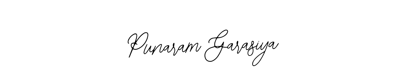Punaram Garasiya stylish signature style. Best Handwritten Sign (Bearetta-2O07w) for my name. Handwritten Signature Collection Ideas for my name Punaram Garasiya. Punaram Garasiya signature style 12 images and pictures png