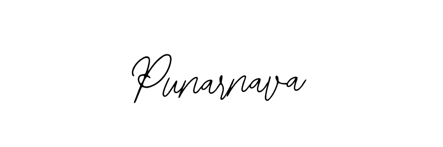 You should practise on your own different ways (Bearetta-2O07w) to write your name (Punarnava) in signature. don't let someone else do it for you. Punarnava signature style 12 images and pictures png
