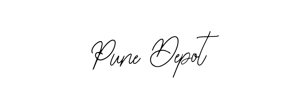 It looks lik you need a new signature style for name Pune Depot. Design unique handwritten (Bearetta-2O07w) signature with our free signature maker in just a few clicks. Pune Depot signature style 12 images and pictures png