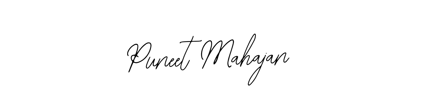 The best way (Bearetta-2O07w) to make a short signature is to pick only two or three words in your name. The name Puneet Mahajan include a total of six letters. For converting this name. Puneet Mahajan signature style 12 images and pictures png