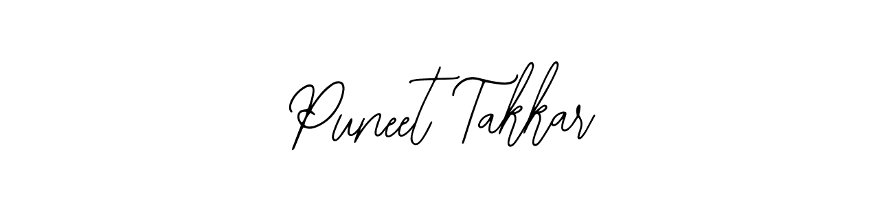 You should practise on your own different ways (Bearetta-2O07w) to write your name (Puneet Takkar) in signature. don't let someone else do it for you. Puneet Takkar signature style 12 images and pictures png