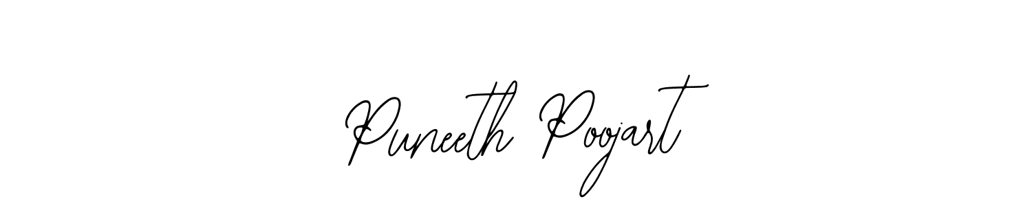 Make a short Puneeth Poojart signature style. Manage your documents anywhere anytime using Bearetta-2O07w. Create and add eSignatures, submit forms, share and send files easily. Puneeth Poojart signature style 12 images and pictures png